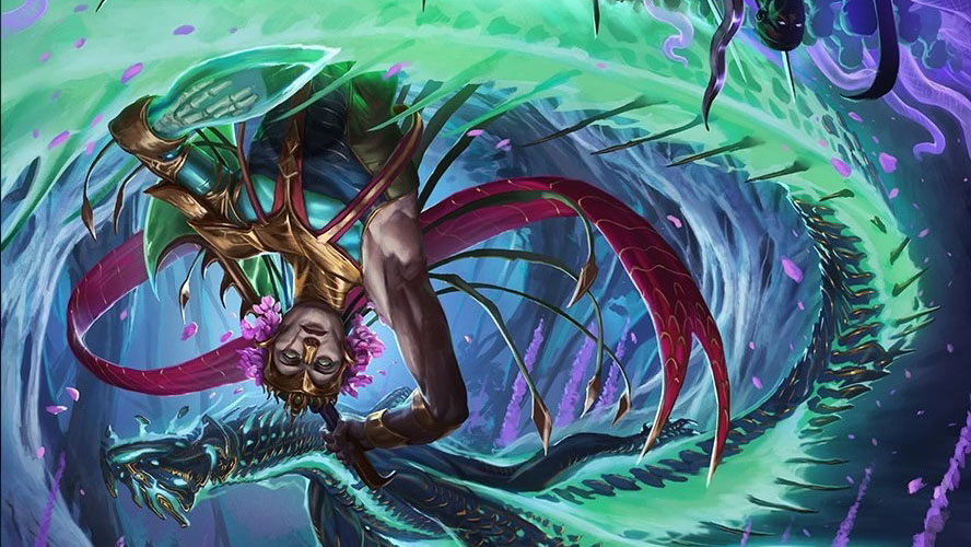 A playmat for Magic: The Gathering in Tabletop Simulator